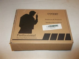 New Coodio 2 Earpieces & Headsets Speaker Microphone 2 Pin US-CDO-M2-101-B - Picture 1 of 3