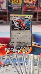 Pokémon Scizor 141/197 Holo Raro Llamas de Obsidiana Juego de Cartas Coleccionables Casi Nuevo/Muy Nuevo - Imagen 1 de 2