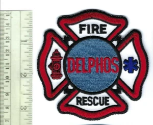 Delphos (Allen & Van Wert County) OH Ohio Fire Rescue Dept. patch - NUOVO! - Foto 1 di 1