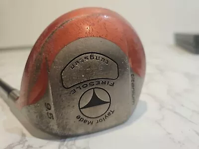 TaylorMade Firesole Tungsten Driver 9.5 RH Bubble S-90 Stiff Flex Graphite Shaft - Image 1 of 4