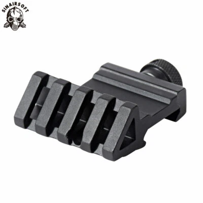 45 Degree Angle Scope Laser Offset Picatinny Weaver Rifle Side 20mm Rail Mount - Image 1 of 4