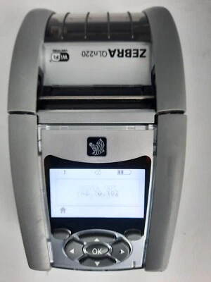 Zebra QLn220 Portable Barcode Thermal Printer WiFi -WITH BATTERY-TESTED - Image 1 of 4
