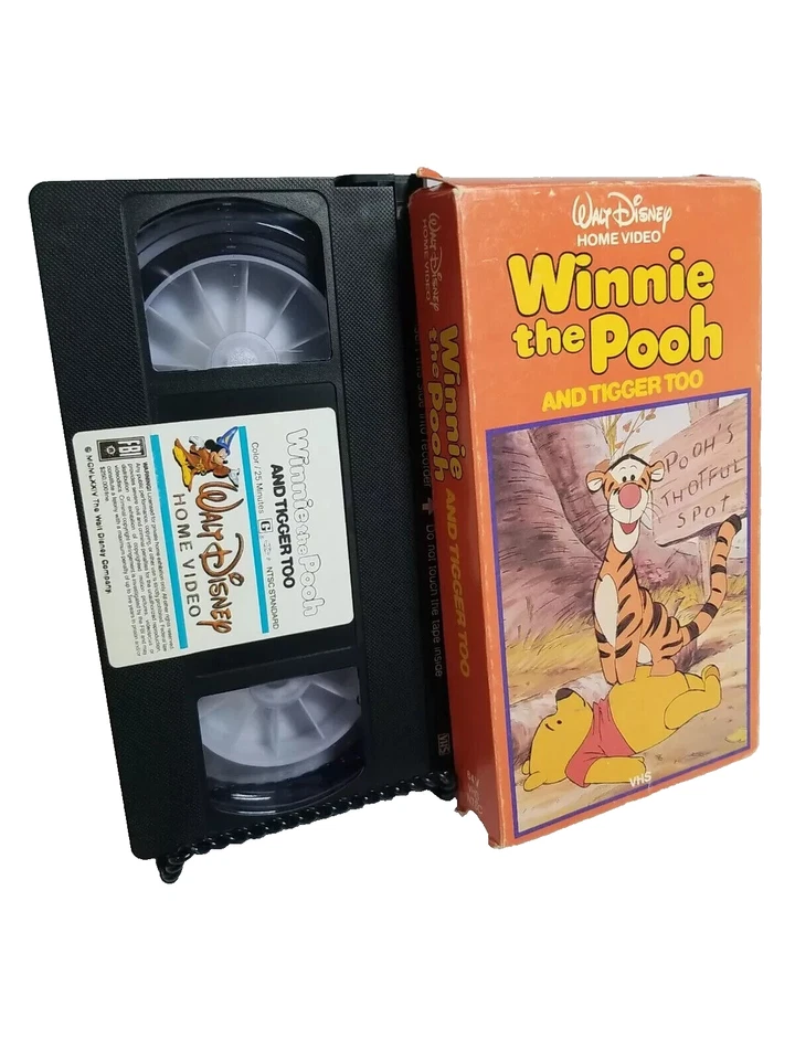1974 Winnie the Pooh and Tigger Too VHS Tape Format Rated G - Image 1 of 1