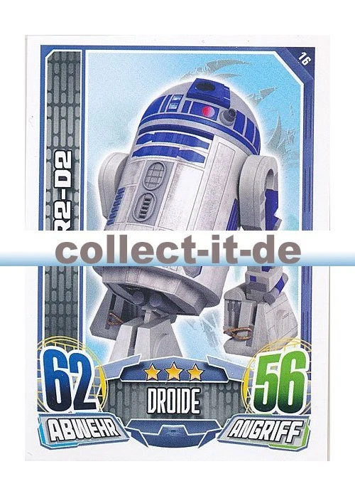 Rebell Attax Serie 1 - 16 - R2-D2 - Droide - Rebellen - Bild 1 von 1