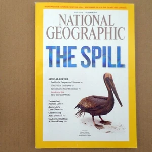 National Geographic Oct 2010 Deepwater Disaster Jane Goodall Marine Life - Imagen 1 de 7