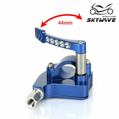 Thumb Throttle Lever Assembly Blue for Yamaha YFZ450 Raptor 700 700R Banshee 350 — 第 1/4 张图片