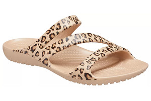 leopard croc flip flops