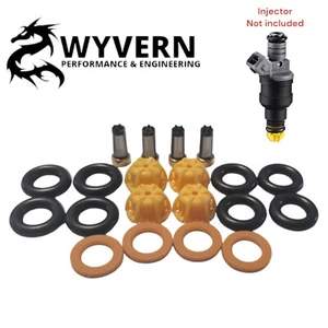 4x BMW 3 E30 E36 5 E34 0280150715 0280150415 EINSPRITZDÜSE SERVICE ÜBERHOLUNGSSATZ - Bild 1 von 6