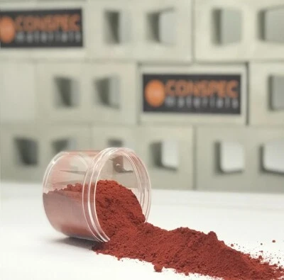 CONSPEC COLORS BRICK RED Concrete Color Pigment Dye for Cement Mortar Grout Plaster Mold 2 oz