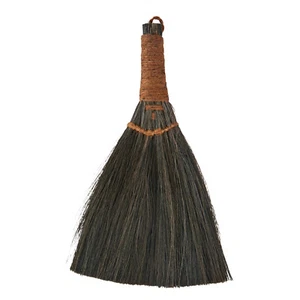 Tischbesen Seegras Jute Dunkelgrau Handfeger Besen Feger Tischfeger Grau klein - Bild 1 von 3