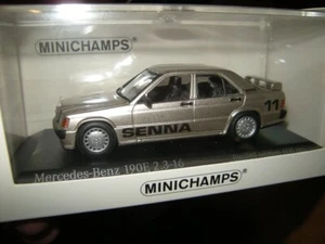 1:43 Minichamps Mercedes-Benz 190 E 2.3-16 W201 A. Senna carrera inaugural en embalaje original - Imagen 1 de 1