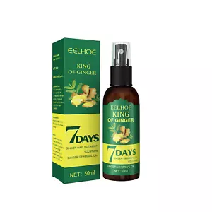 Fast Effective Growth Hair Essential Oil Ginger Prevent Hair Loss Scalp Treatmen - Picture 1 of 14