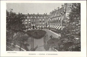 BIARRITZ (64) HOTEL D' ANGLETERRE / ILLUSTRATION 1908 - Bild 1 von 1