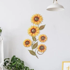 Vibrant Sunflower Wall Decor Perfect for Cheerful For Home and Garden Spaces - Picture 1 of 12