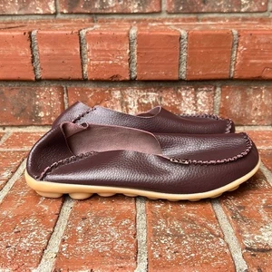 Mocassino donna slip-on scarpe comode punta quadrata casual pelle taglia 39 - Foto 1 di 8