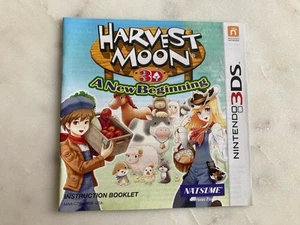 Harvest Moon 3D: A New Beginning | Nintendo 3DS | Manual Only - Picture 1 of 3