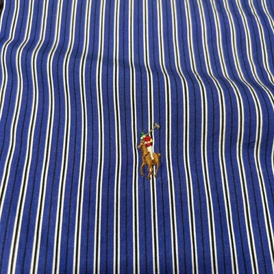 Рубашка на пуговицах мужская Ralph Lauren классический крой в полоску Oxford размер XL Flesh Pony - Изображение 1 из 4