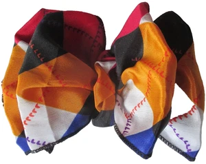 Women's Silky Fabric Hair Barrette Vintage - Picture 1 of 6