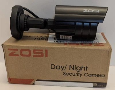 ZOSI 1AC-2111A-B-N HD Day/Night Bullet Surveillance Black Digit Security Camera - Image 1 of 4