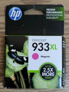 Genuine HP Officejet 933XL Magenta Ink Expiry: 08/2015 New & Sealed - Picture 1 of 6
