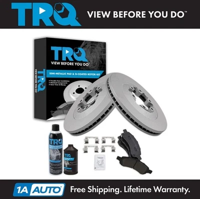 TRQ Front Brake Pad & Rotor Kit Fits 2009-2012 Chevrolet Colorado GMC Canyon - Изображение 1 из 4