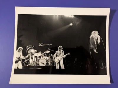 Led Zeppelin, rare promotional press photo from 1979  (live at Knebworth) - Image 1 of 3
