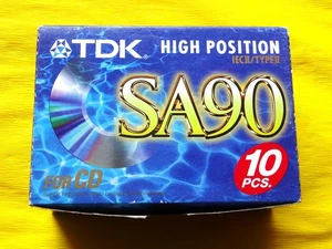 10x TDK SA 90 Cassette Tapes 1997 + OVP + SEALED ++ in ungeöffneter Box ++ - Picture 1 of 5