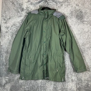 Giacca vintage North Face uomo XL verde goretex made in USA montagna parka cappuccio - Foto 1 di 12