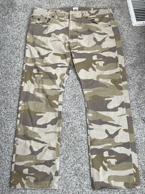 True Religion Camo Jeans Mens (38x31) Green Made in USA 100% Cotton VTG - Image 1 of 4