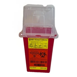BD Sharps Collector 1,5 Quart Behälter für Nadeln Biohazard Abfallentsorgung Neu - Bild 1 von 2