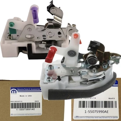 2x Full Metal FRONT Door Latch Left+Right For Jeep Wrangler TJ 1997-2002 - Image 1 of 4