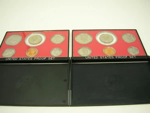 Two 1979-S U.S. Mint Proof Sets 1st Year Susan B. Anthony Dollar Original Box - Picture 1 of 8
