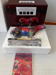 Spur der bemalten Ponys Porzellan Figur MIB COA 2010 Mystic 1E/2625 Salas - Bild 1 von 11