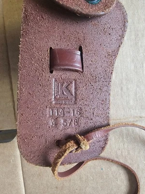 TRIPLE K 114-16 WESTERN HOLSTER 4 5/8" BARREL Right Hand - Image 1 of 3
