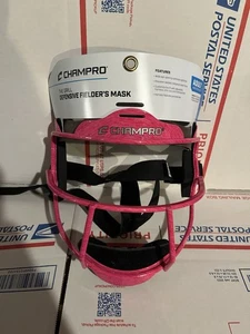 NEU PINK Champro Erwachsene The Grill Defensive Feldmaske Größe 6,75-7,5 SOFTBALL - Bild 1 von 5