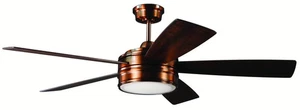 Craftmade BRX52BCP5 Braxton 52" Ceiling Fan w/ Blades in Brushed Copper - Picture 1 of 1