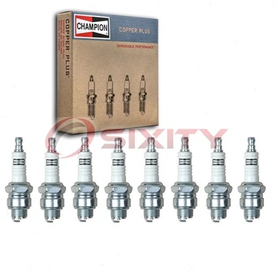 Velas de ignição Champion Copper Plus 8 peças para 1955-1960 GMC Truck 4.6L 4.7L 5.2L ow - Imagem 1 de 4