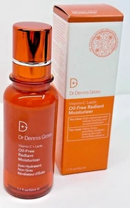 Dr Dennis Gross Vitamin C Lactic Oil - Free Radiant Moisturizer 1.7 FL OZ 02/28 - Picture 1 of 7