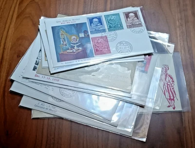 Lot of 13 Vatican City First Day Cover Cachet Stamps 1950s 1960s FDC - Image 1 of 4
