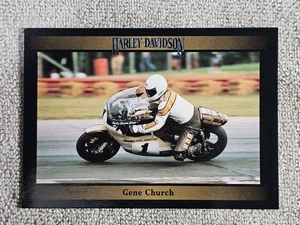 1992 Collect-A-Card Harley-Davidson Series-1  Gene Church  #94 - Picture 1 of 2