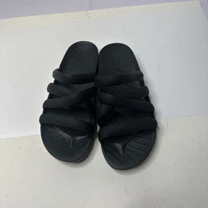 Ballerine Crocs nere con spalline - donna taglia 8 usate in ottime condizioni - Foto 1 di 6