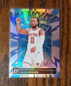 2024-25 Panini Donruss Optic Jalen Brunson #12 Silver Holo Prizm My House Knicks - Bild 1 von 2