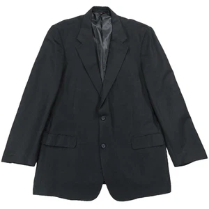 Oak Hill Leinenmischung Blazer Sport Mantel Herren 48 L (lang) schwarz, 2 Knöpfe, Kerbe - Bild 1 von 15