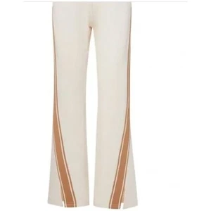 Veronica Beard The Upside Sun Valley Petra Flare Pants S NWT 198 Cream gold IRRG - Picture 1 of 13