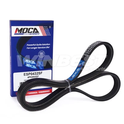 2 correas serpentinas 4PK894F 6PK1140 para Ford Edge Explorer Fusion Lincoln MKZ Mazd Foto 1 de 4