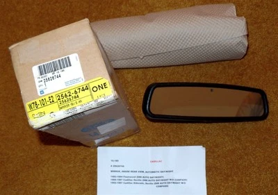 1993-1997 Cadillac Auto Dim Inside Rear View Mirror NOS 25626744 - Image 1 of 4