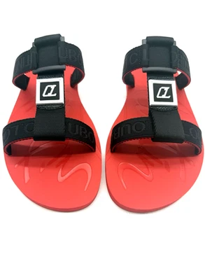 AUTÉNTICAS Sandalias Christian Louboutin Para Hombre Cuero Suela Roja Correa Talla 44 EU/11 US Foto 1 de 4