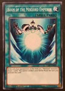 Boon of the Meklord Emperor | LED7-EN049 | Common | 1st | Rage of Ra | YuGiOh - Picture 1 of 3