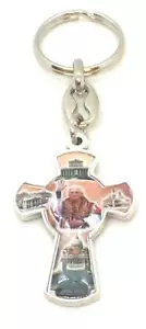 Pope Benedict - 4 Rome Basilica Metal Keychain - Picture 1 of 3