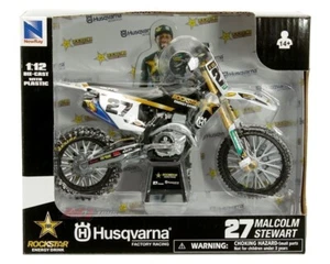 Nuevo Ray 1:12 Husqvarna FC 450 Factory Racing Rockstar Energy #27 Malcolm Stewart - Imagen 1 de 1